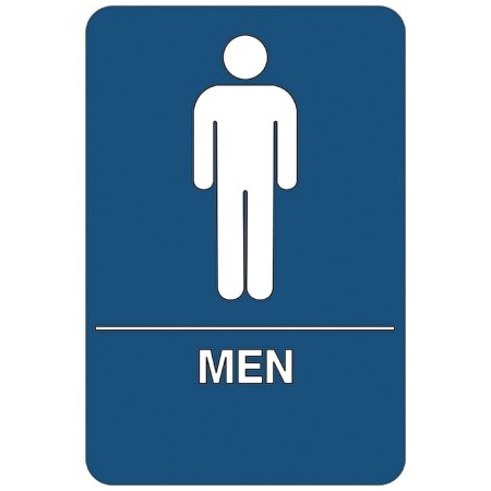 Bsc Preferred Men Restroom ADA Compliant Plastic Sign BUY00087466